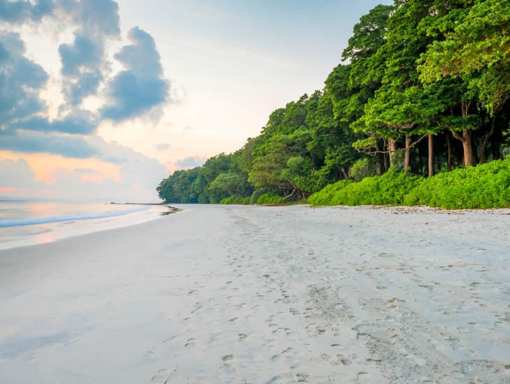 Radhanagar Beach At Andaman and Nicobar Island, India